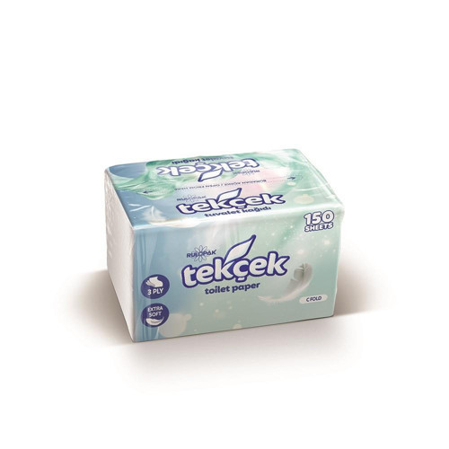 Tekçek Tuvalet Kağıdı 3 Katlı 24'Lü Paket