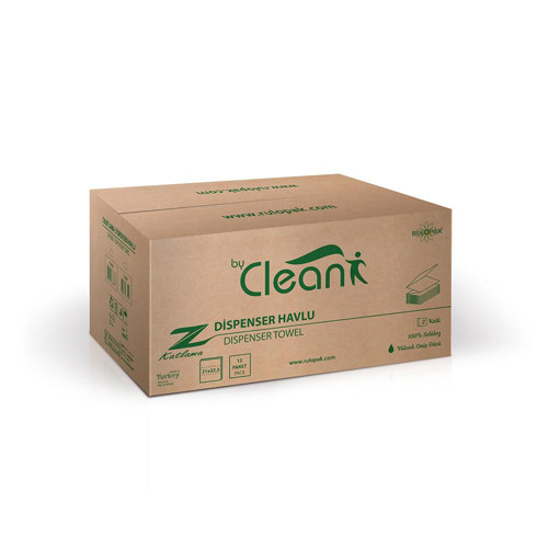 Z Katlama Havlu Kağıt 2 Katlı 200 Yaprak 12'Li Paket