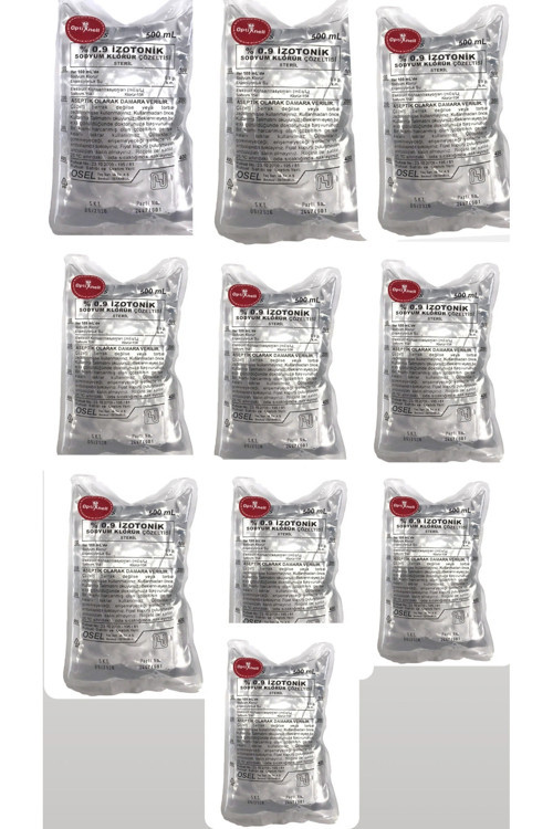 Ağız Burun Temızleme Suyu İzotonık (% 0,09) 500Ml 10 Lu Paket