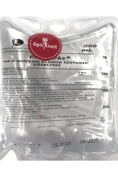 Nacl Burun Temizleme Suyu Serumu (%0.9) 250 Ml. 40 Adet