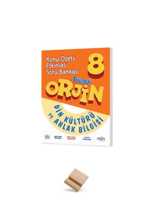 Orjin LGS 2027 Din Kültürü Konu Özetli Soru Bankası + Telefon Standı