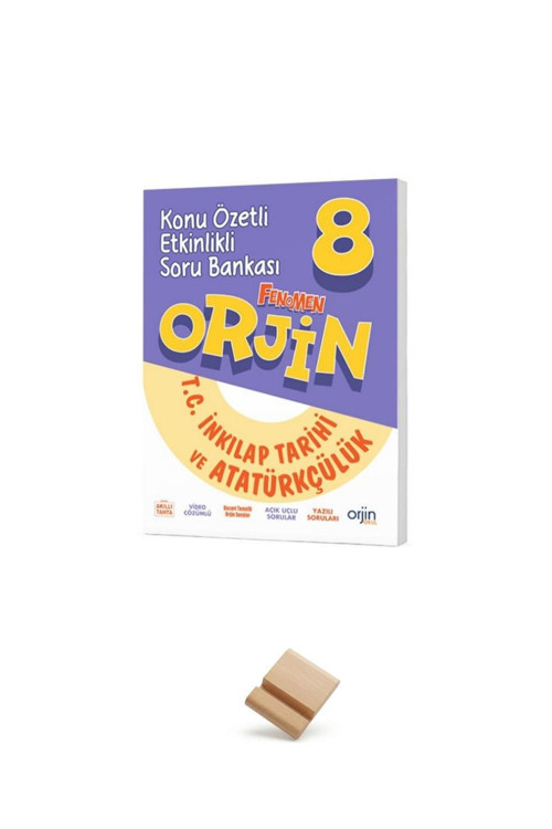 Orjin LGS 2027 İnkılap Tarihi ve Atatürkçülük Konu Özetli Soru Bankası + Telefon Standı