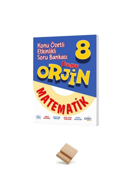Orjin LGS 2027 Matematik Konu Özetli Soru Bankası + Telefon Standı