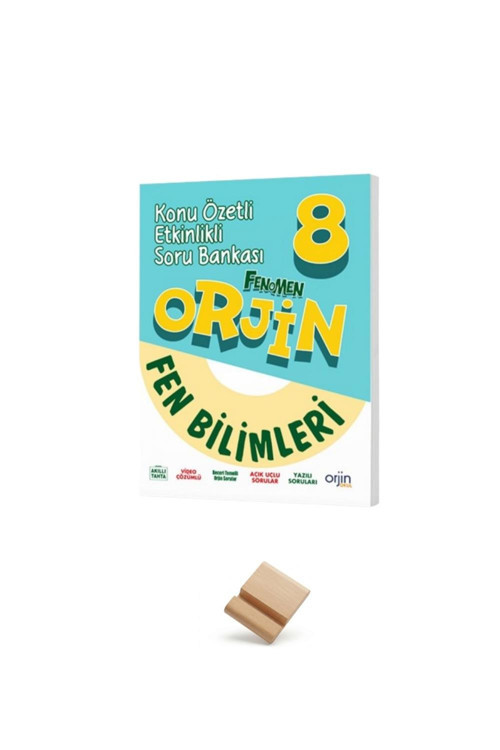 Orjin LGS 2027 Fen Bilimleri Konu Özetli Soru Bankası + Telefon Standı