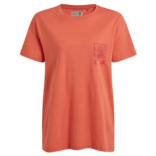 Bistort SS Kadın T-Shirt-TURUNCU