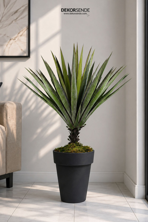 Yapay Yucca Ağaç Açık Yeşil 95 Cm