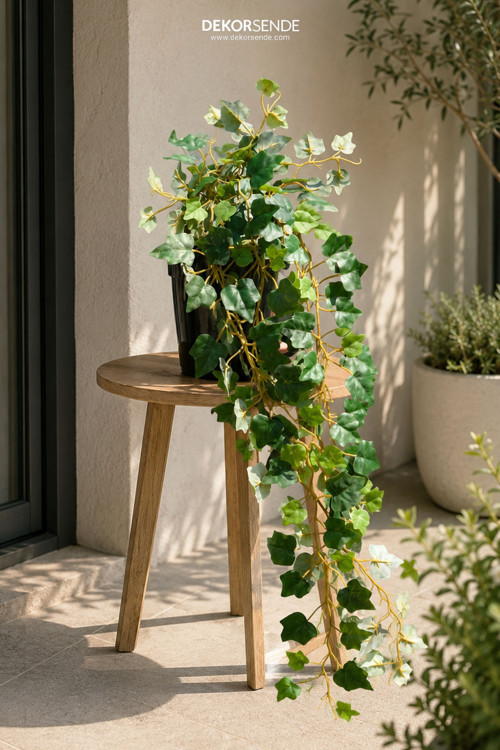 Yapay Hedera Sarkıt Sarmaşık Parlak 95 Cm