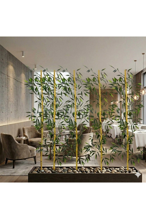 Dekoratif 5’Li Bambu Seperatör Seti 110 Cm