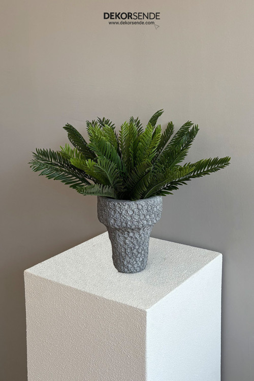 Yapay Cycas Demet Küçük Yeşil 45 Cm