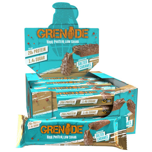 Protein Bar 12*60 Gr - Chocolate Chip Salted Caramel