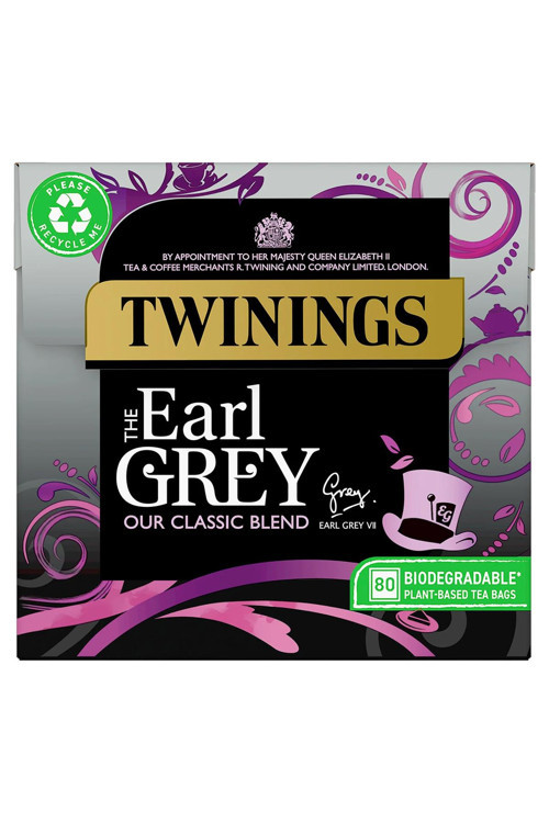 Earl Grey Bergamot ve Limon Aromalı Bardak Poşet Siyah Çay 80 Adet