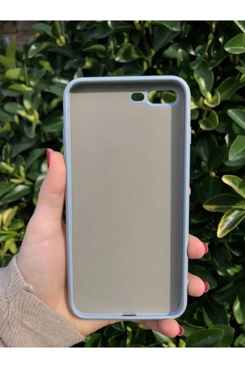 KOPYA - Iphone 8 Plus Uyumlu Kadife Iç Dokulu Lansman Telefon Kılıfı