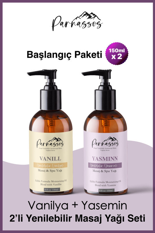 Aromaterapi Yenilebilir Rahatlatıcı Yasemin Özlü Vanilya Masaj Yağı Doğal Masaj Yağı 150 Ml