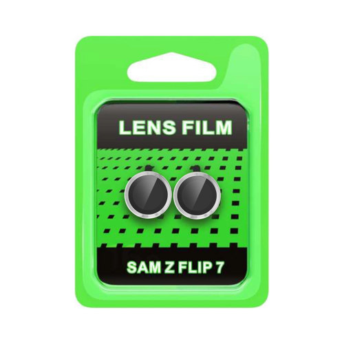 Z Flip 7 Raze Metal Kamera Lens - Gümüş