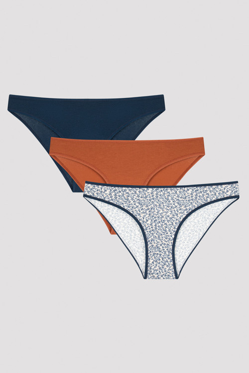 Açık Renkli Autumn Leaf 3lü Slip