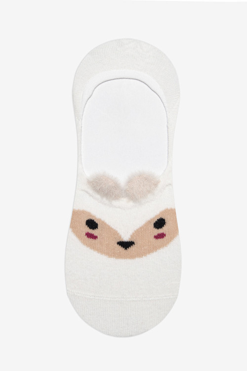 Fluffu Fox Babet Çorabı