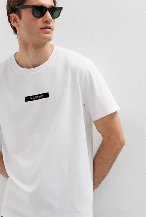 Mavi M0613528-620 Mavi Black Baskılı T-Shirt Erkek Tişort