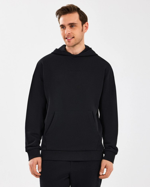 M Essential Hoodie Sweatshirt S242110-001 Erkek Kapüşonlu Sweatshirt