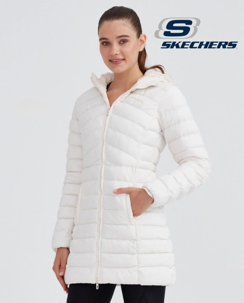 W Essential Maxi Length Hooded Jacket S212005-102 Kadın Günlük Mont