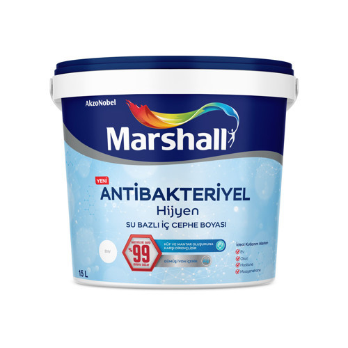 Antibakteriyel Hijyen İç Cephe Boyası %99 Bakteri Hapsetme BW Baz 2,5 L