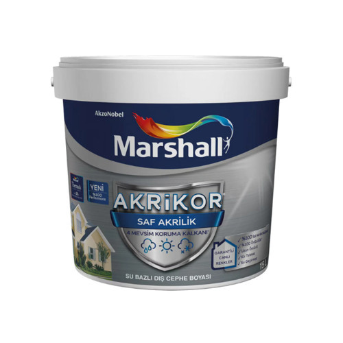 Akrikor Saf Akrilik BW Baz 2,5 L Dış Cephe Boyası