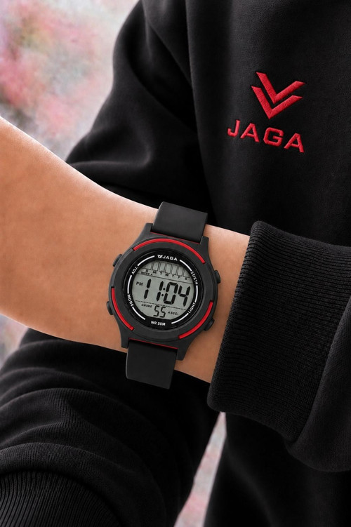 Unisex Dijital Çocuk Kol Saati 50 Mt Su Geçirmez Spor Silikon Kordonlu Alarm-Kronometreli JG.7