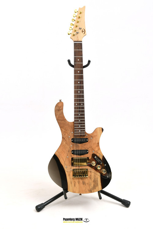 Elektro Gitar GOLD3 CUSTOM EPOKSİ & YILLANMIŞ AĞAÇ Kişiye Özel