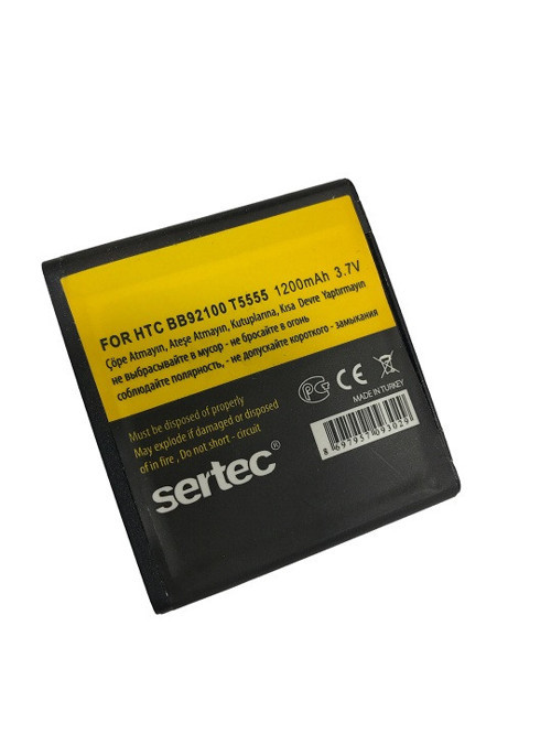 SERTEC - HTC T5555 Hd mini ( Photon) / BB92100 Uyumlu Batarya