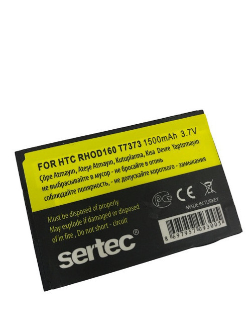SERTEC - HTC T7373 Touch pro 2 / RHOD160 Uyumlu Batarya