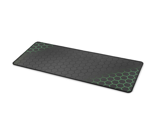 Mouse Pad 300 X 700 Mm - Petek Desenli Yeşil Zr995