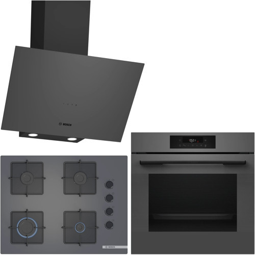 Antrasit Gri Ankastre Set HJG852YN0T-POP7C9P31O-DWK64PJ70T / Ocak 67 cm