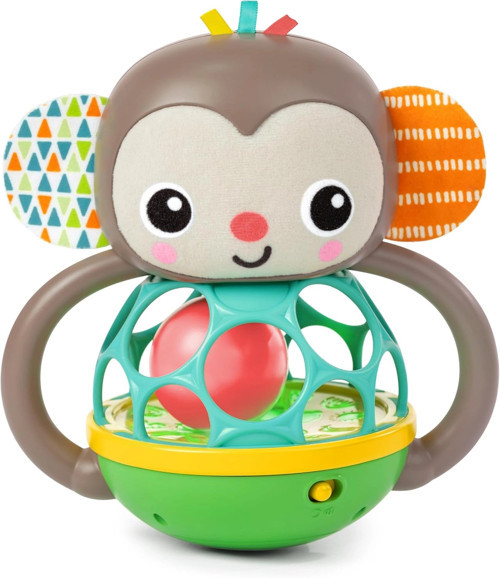 Grab & Giggle Monkey Light-Up Müzikal Çıngırak Oyuncağı