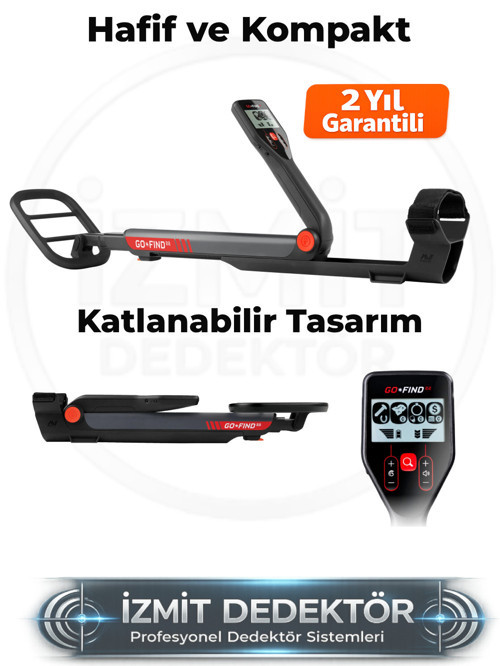 Minelab GO-FIND 22 Altın Define Metal Dedektörü 8" 20 cm Başlıklı – İzmit Dedektör