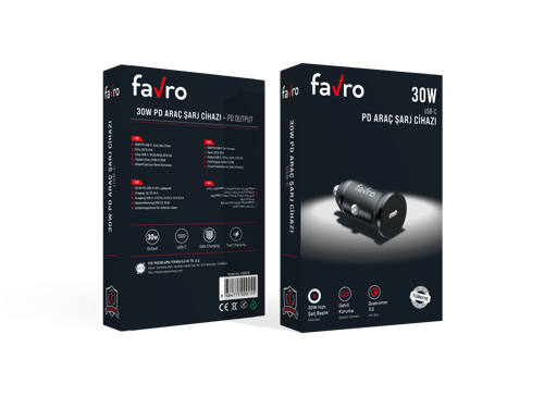 30W PD USB-C Araç Şarj Cihazı