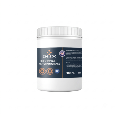 ZIG&ZOC NSF Gıda Onaylı Yüksek Isı Zincir Gresi 300 Derece - 1 KG
