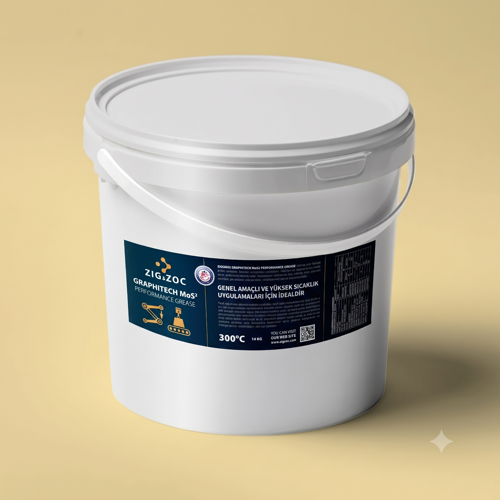 ZIG&ZOC MOS2 Genel Amaçlı Grafitli Yüksek Isı Gresi - 14 KG