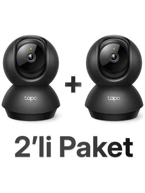 Tapo C211 (2-Pack) 2k 3mp Yatay ve Dikey Ev Güvenliği Wi-Fi Kamerası 2'li