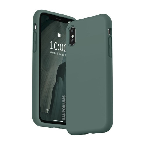 Apple iPhone X Uyumlu Silikon Kılıf - Pastel Renk Tonu Kamera Korumalı Esnek Kapak - Yeşil