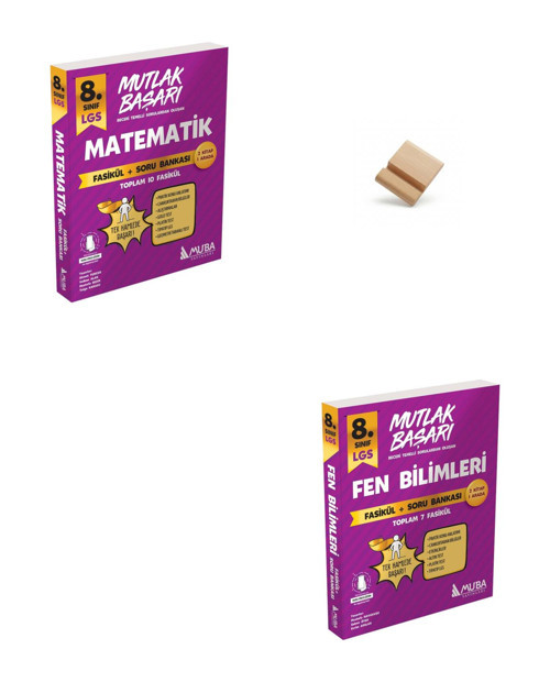 Mutlak Başarı LGS 8. Sınıf 2027 Matematik ve Fen Bilimleri Fasikül Soru Bankası + Telefon Standı