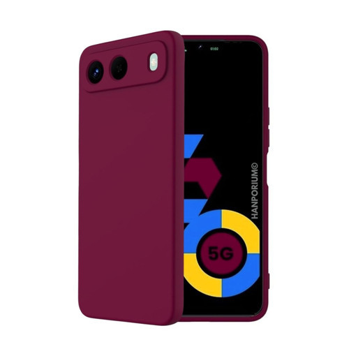 Infinix Hot 60i 5G Uyumlu Silikon Kılıf - Pastel Renk Tonu Kamera Korumalı Esnek Kapak - Mürdüm