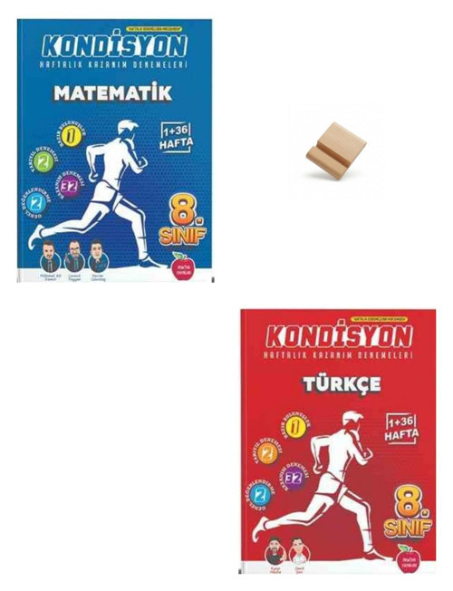 Newton LGS 2027 8. Sınıf Kondisyon Matematik ve Türkçe Haftalık Deneme + Telefon Standı