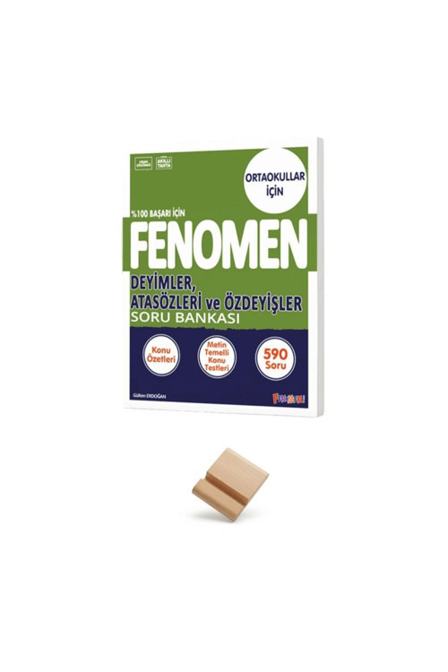 Fenomen LGS 8. Sınıf 2027 Deyimler Atasözleri ve Özdeyişler Soru Bankası + Telefon Standı