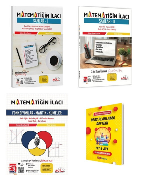 TYT 2027 Sayılar 1 ve 2 Fonksiyon Mantık Küme Matematiğin İlacı + Planlama Defteri