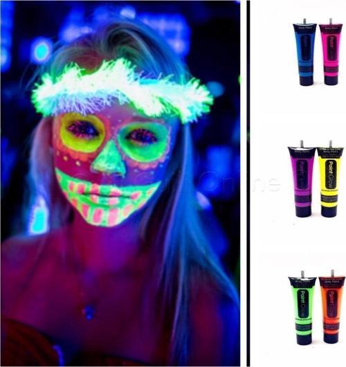 Glow Stick Boya Fosforlu Krem Boya 12 Adet