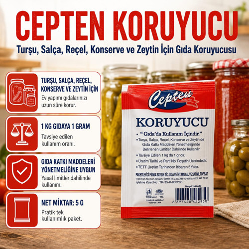 Koruyucu Sodyum Benzoat 5 GR x 12 Adet