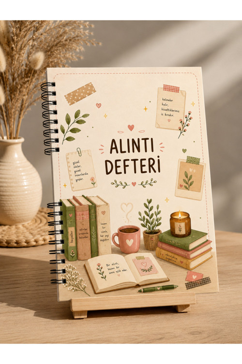 Alıntı Defteri, A5 Boy, Spiralli Defter