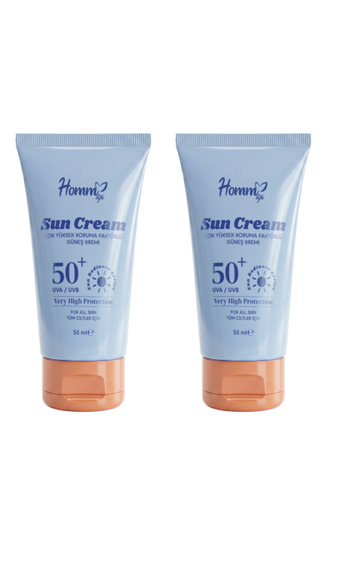 Güneş Kremi SPF 50+ 50 ml - 2 Adet