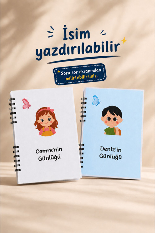 Yaz Tatili Günlüğüm, Çocuklar İçin Günlük Defteri, Günlük