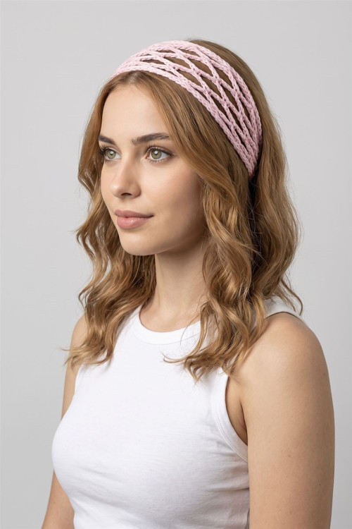 Kadın Ajurlu Şık Bandana Uzun