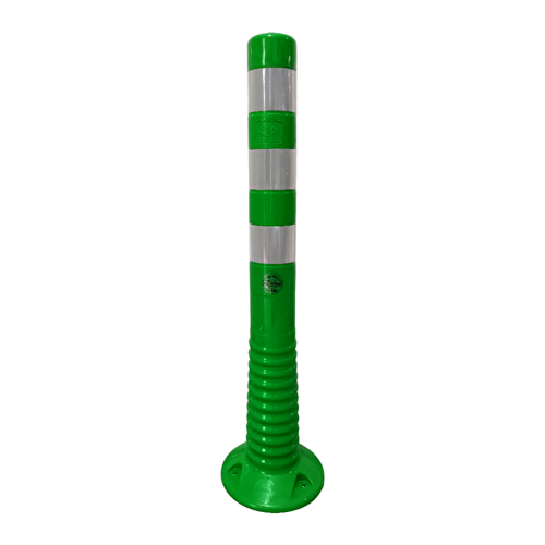 75 CM Yeşil Delinatör 3 Fosforlu Soketli – Esnek Otopark ve Trafik Uyarı Dubası